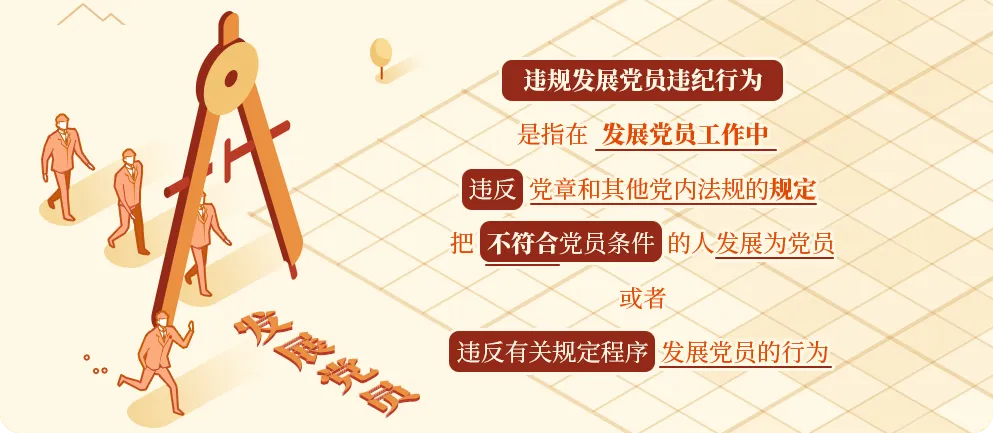 每日一课丨违规发展党员的处分规定