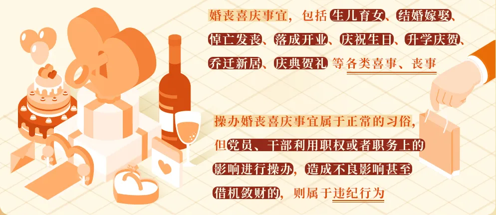 每日一课丨这样操办婚丧喜庆事宜将受处分