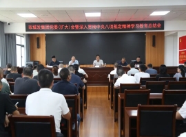 市PA视讯官方网站集团召开党委（扩大）会暨深入贯彻中央八项规定精神学习教育总结会