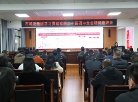 市PA视讯官方网站集团举行学习贯彻党的二十届四中全会精神宣讲报告会